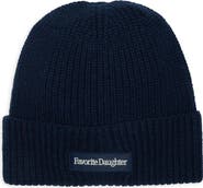 Favorite Daughter Logo Patch Beanie