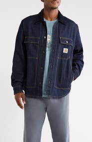 Carhartt Work In Progress Oakland Cotton Denim Shirt Jacket