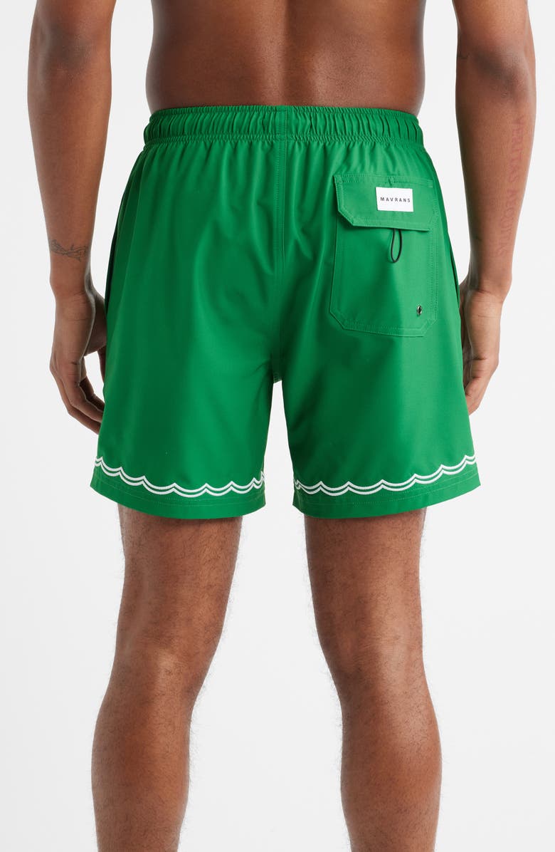 MAVRANS Ciao Waterproof Swim Trunks, Alternate, color, Green