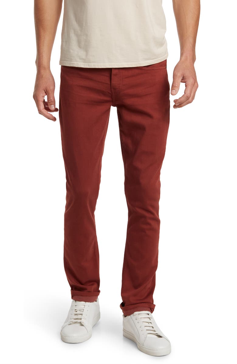 PAIGE Lennox Slim Fit Jeans, Main, color, Cherry Cola