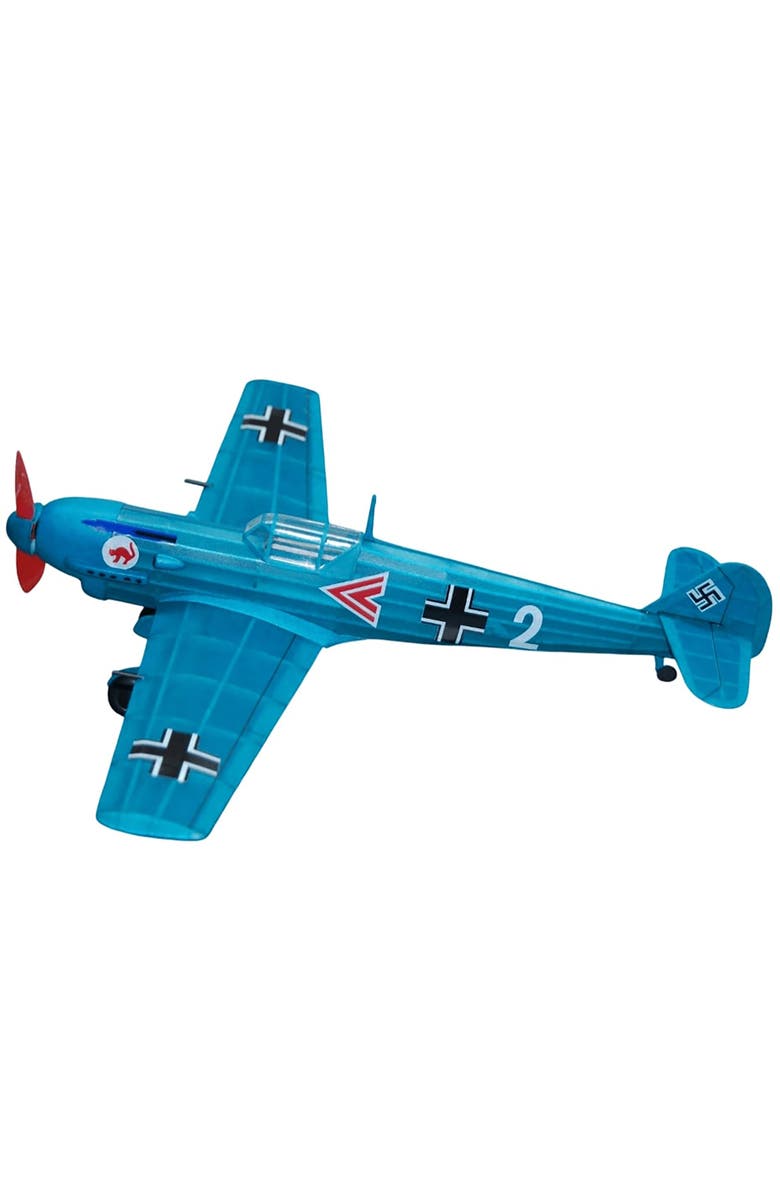 Guillow's Flying Model Kit, Messerschmitt Bf-109, Diy Airplane Building Kit, Alternate, color, Multicolored