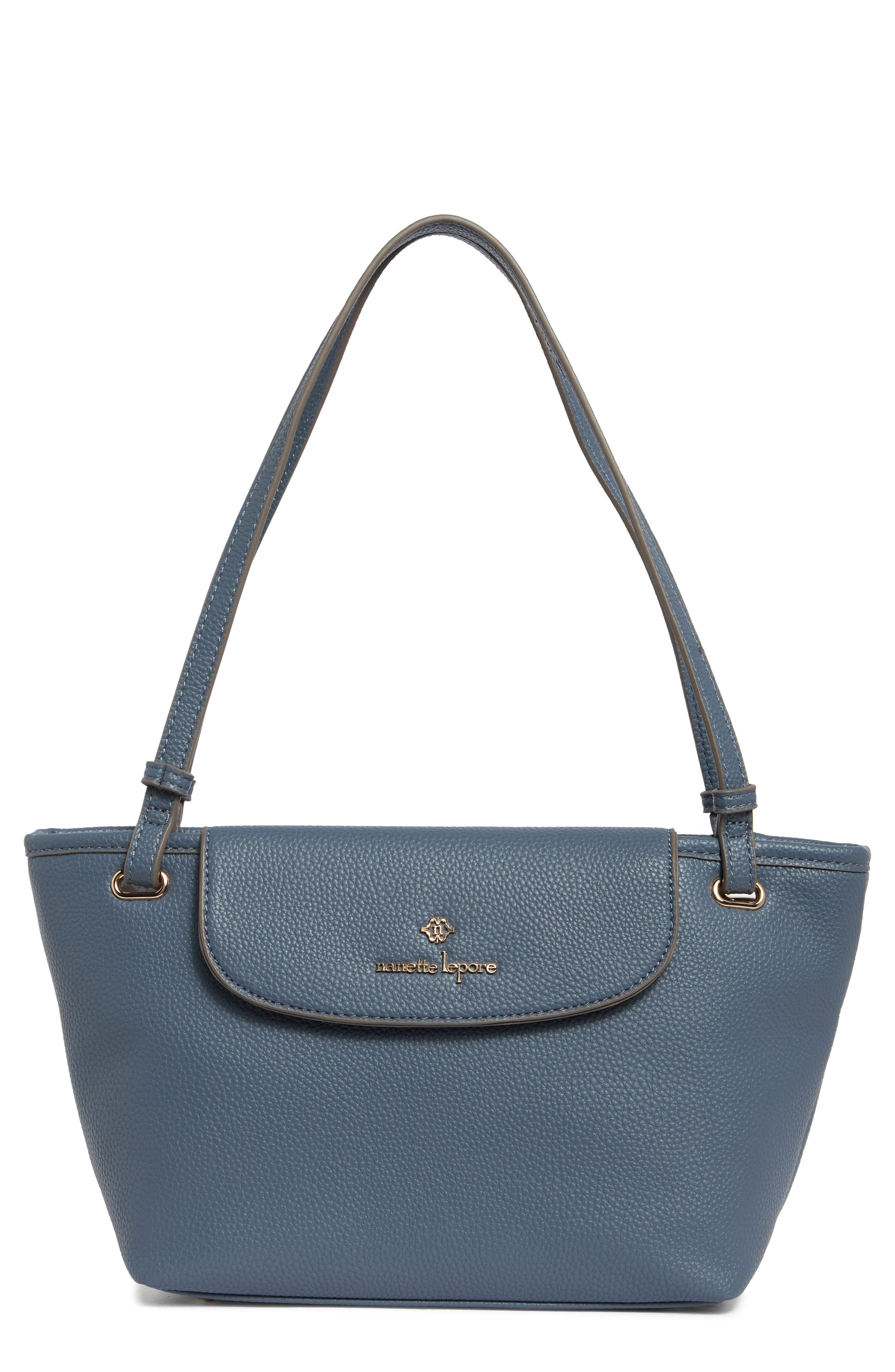 Nanette Lepore Annais Shoulder Bag, Main, color, Denim