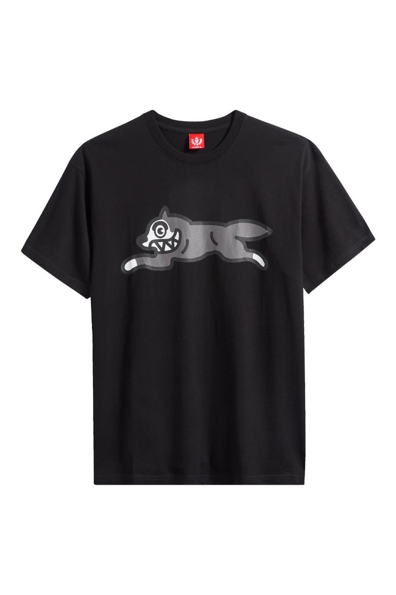 Running Dog Graphic T-Shirt, Alternate, color, BLACK