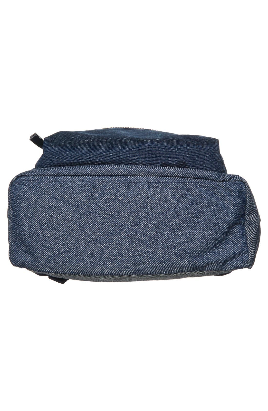 MARC BY MARC JACOBS 'Domo Arigato' Chambray Backpack, Alternate, color, TWILIGHT NAVY