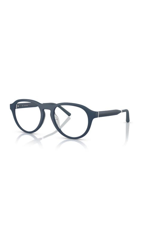 Oliver Peoples 51mm Phantos Optical Glasses In Blue