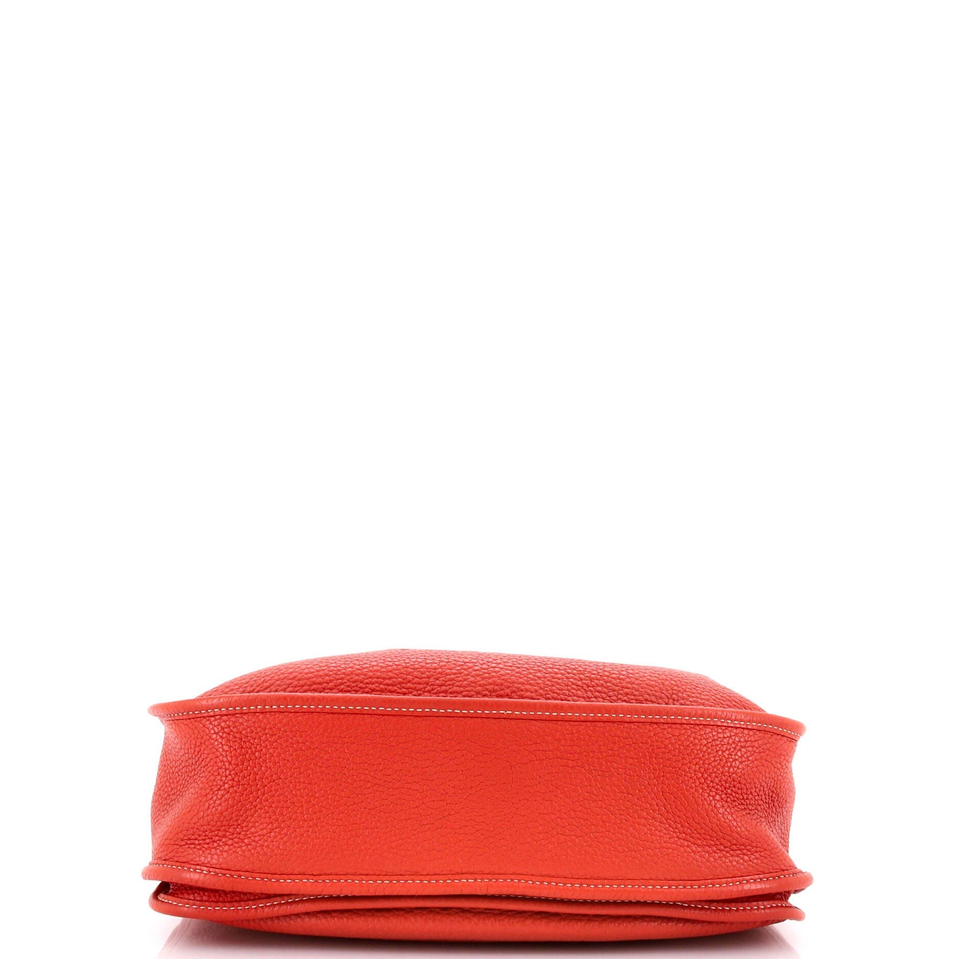 Pre-Owned Hermes Evelyne Bag Gen III Clemence GM, Alternate, color, Sanguine