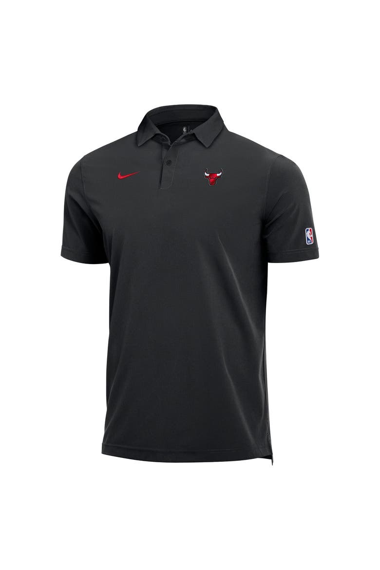 Men's Nike  Black Chicago Bulls 2026/27 Dri-FIT Coaches Polo, Alternate, color, Black