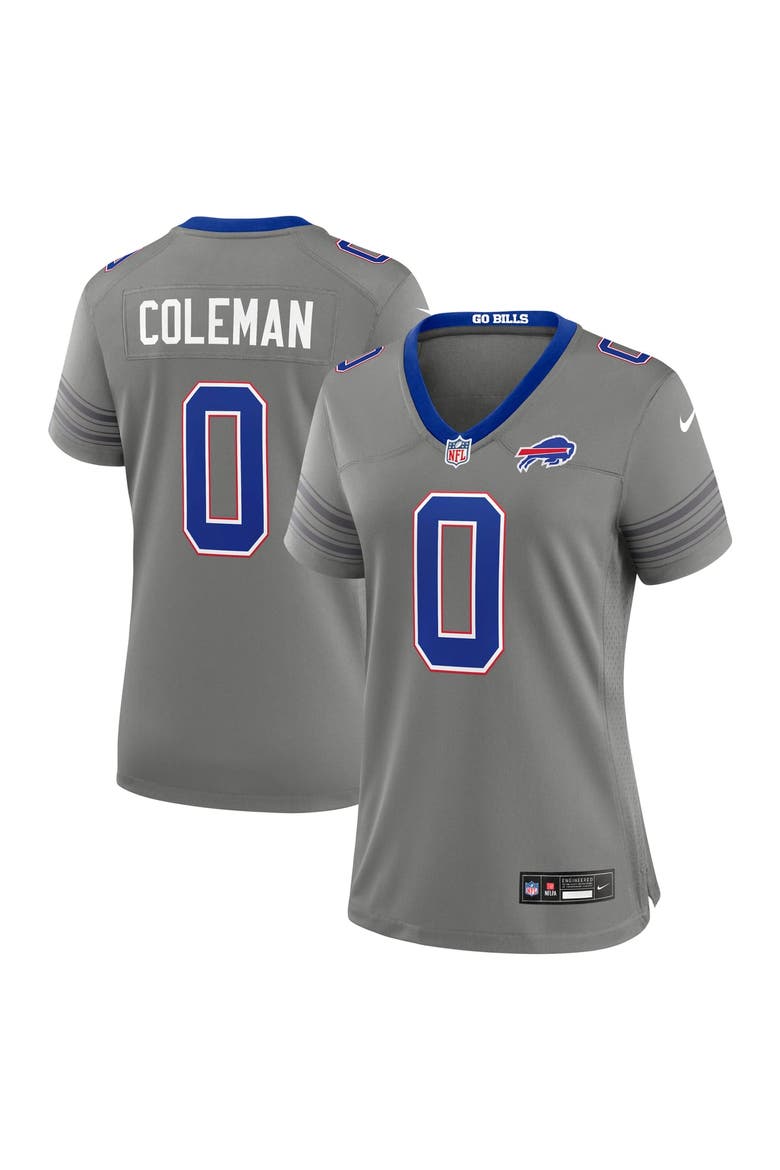 Women's Nike Keon Coleman Gray Buffalo Bills Nickel City Game Jersey, Main, color, Gray