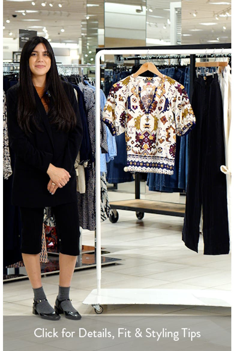 Printed Puff Sleeve Top video
