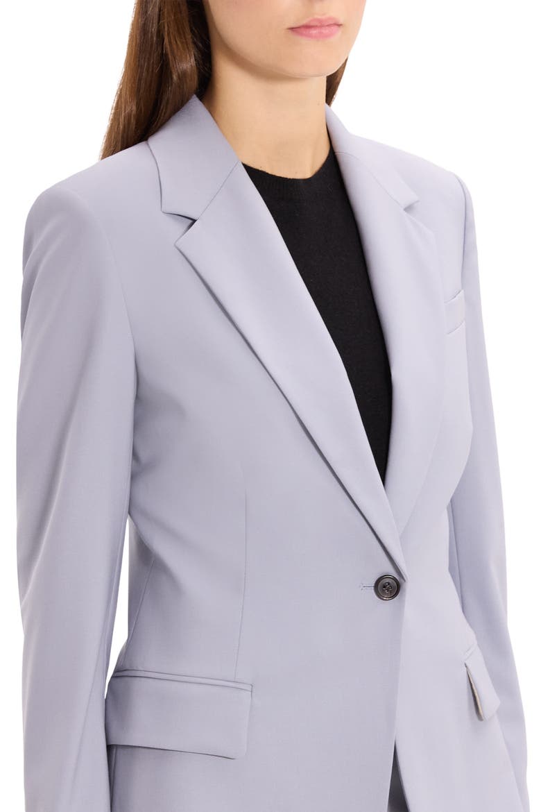 Lynnia Stretch Wool Blazer, Alternate, color, HARBOR BLUE
