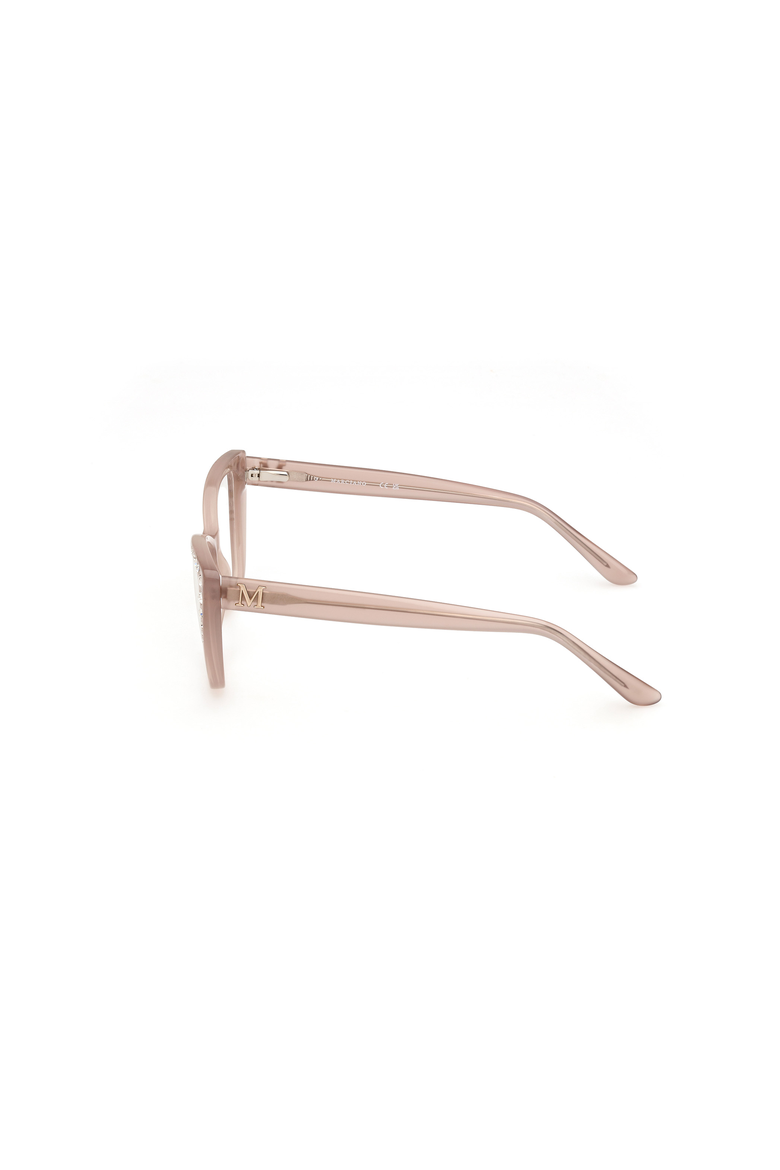 Crystal Studded Cat Eye Eyeglasses, Alternate, color, Beige