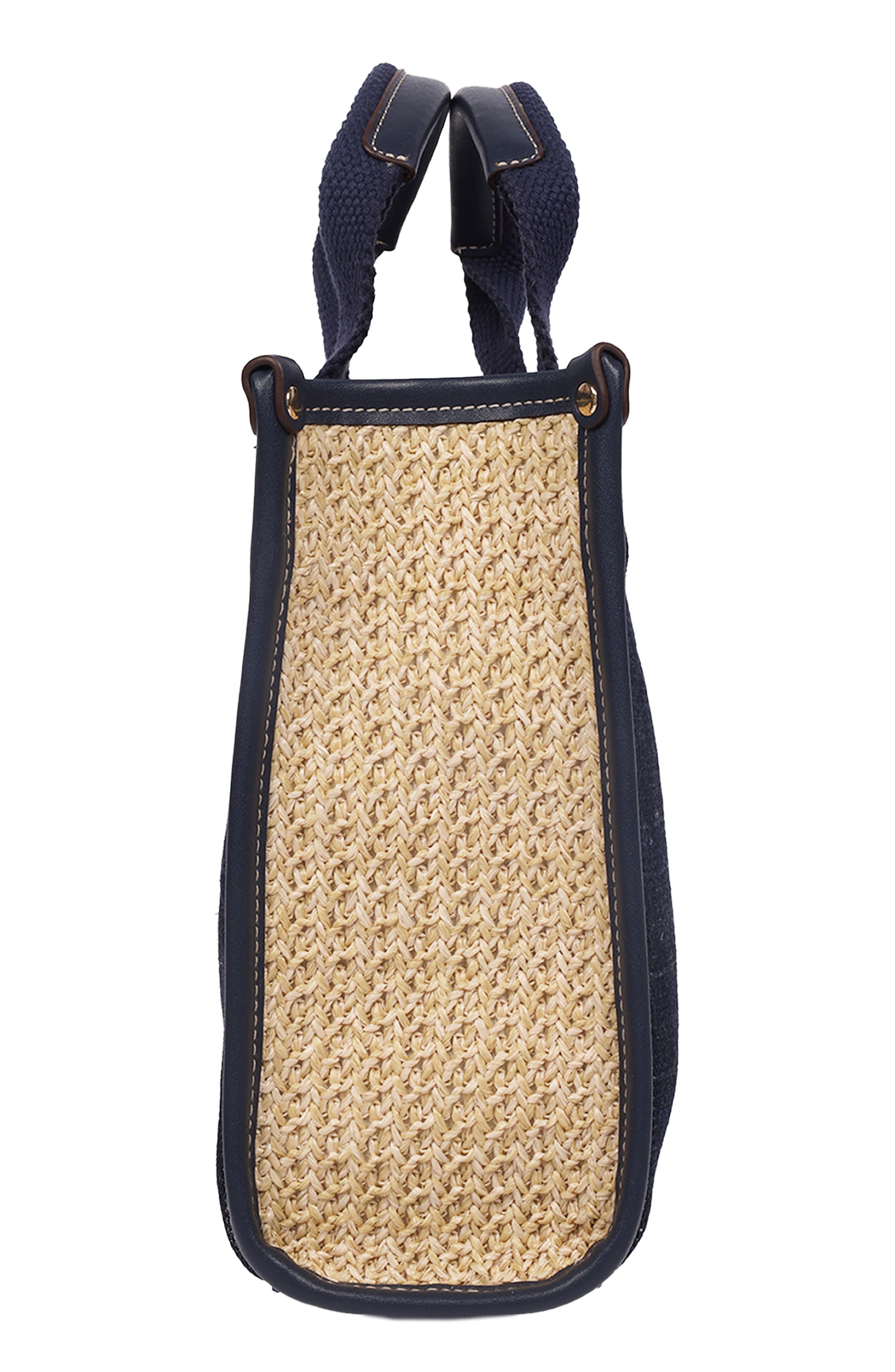 Tommy Bahama Dorothy Medium Denim Tote Bag, Alternate, color, Dark Denim