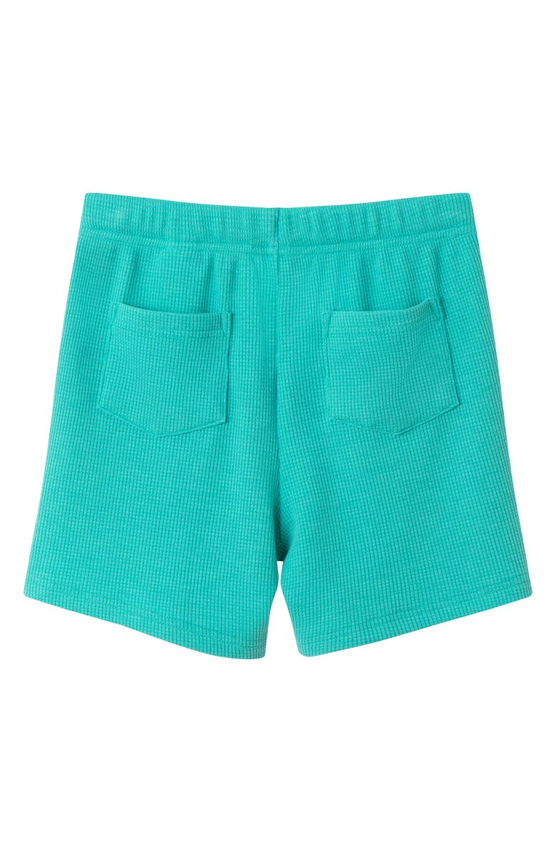 Andy & Evan Kids' French Terry Polo & Shorts Set, Alternate, color, Aqa