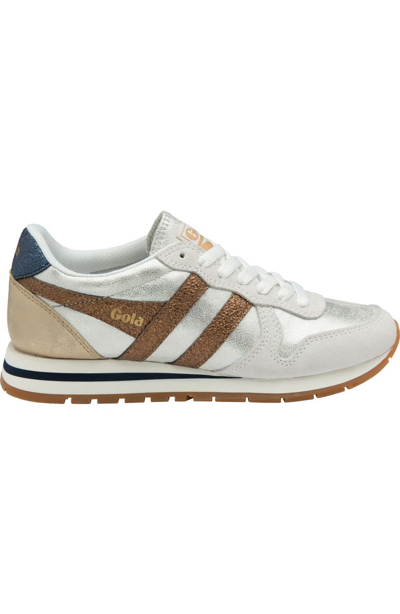 Gola Daytona Blaze Sneaker, Alternate, color, White/ Copper/ Navy