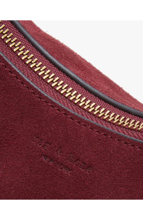 Rag & Bone Alix Leather Crossbody Bag In Burgundy
