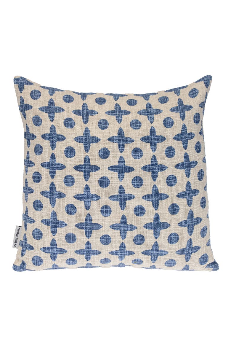 Geometric Throw Pillow, Alternate, color, BLUE