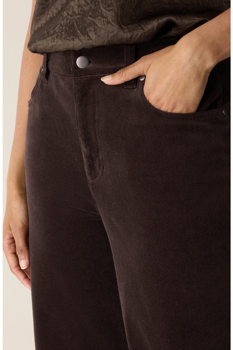 Straight Ankle Jeans, Alternate, color, COFFEE