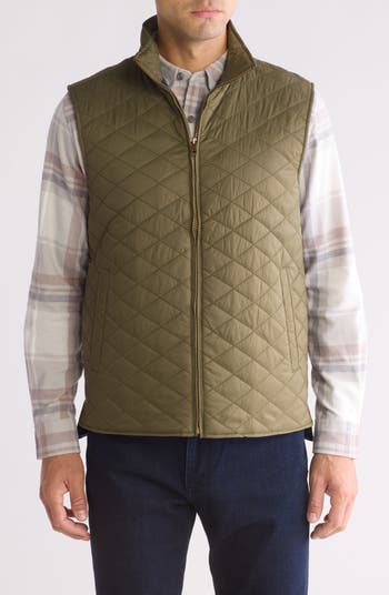 ジャケット・アウター POLER DIAMOND QUILTED VEST POLeR Men's Diamond Quilted Lightweight Puffer Vest (US, Alpha, X