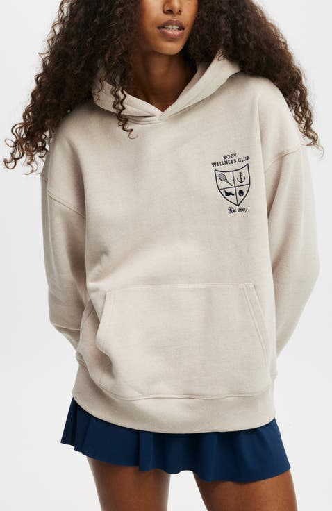 Women's Active Plush Premium Graphic Hoodie