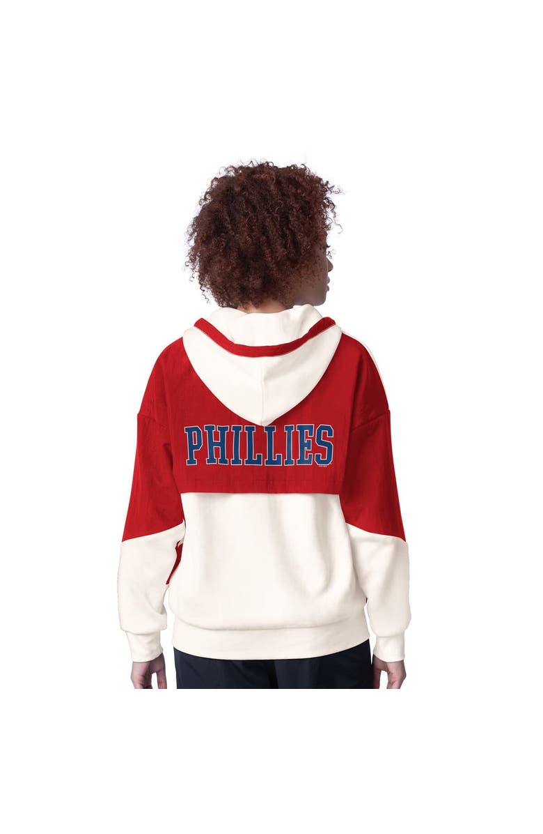 STARTER Women's Starter White Philadelphia Phillies Scrimmage Full-Zip Hoodie, Alternate, color, 