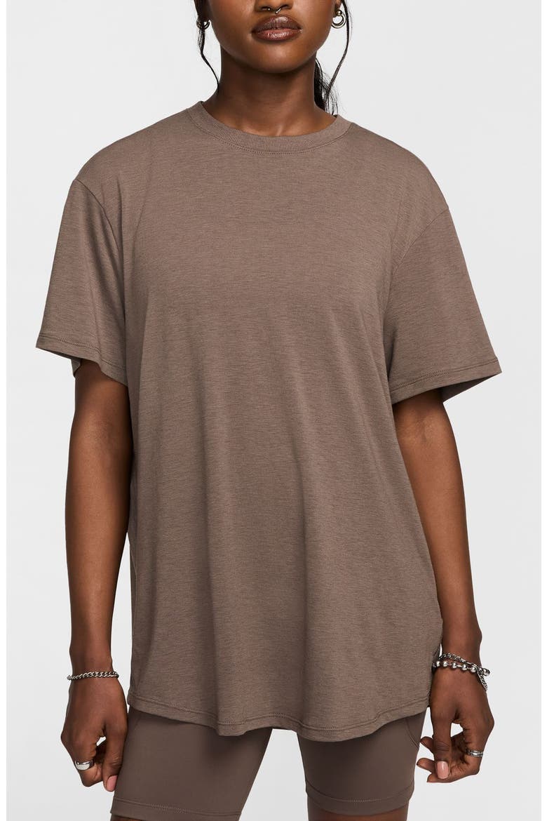 One Relaxed Dri-FIT T-Shirt, Main, color, 004 IRONSTONE/BLACK