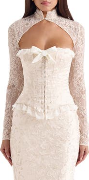 HOUSE OF CB Perdita Corset Top & Bolero Set