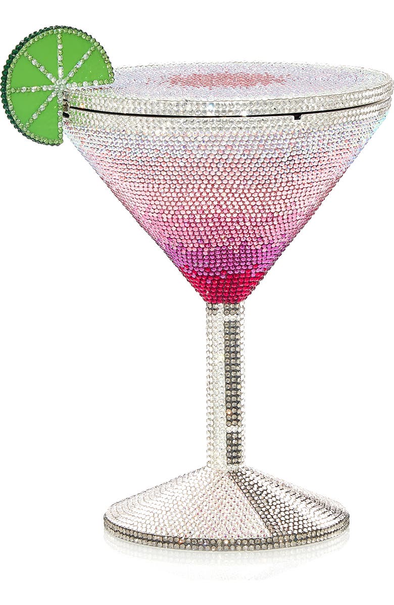 JUDITH LEIBER COUTURE Cosmopolitan Cocktail Beaded Bag, Main, color,