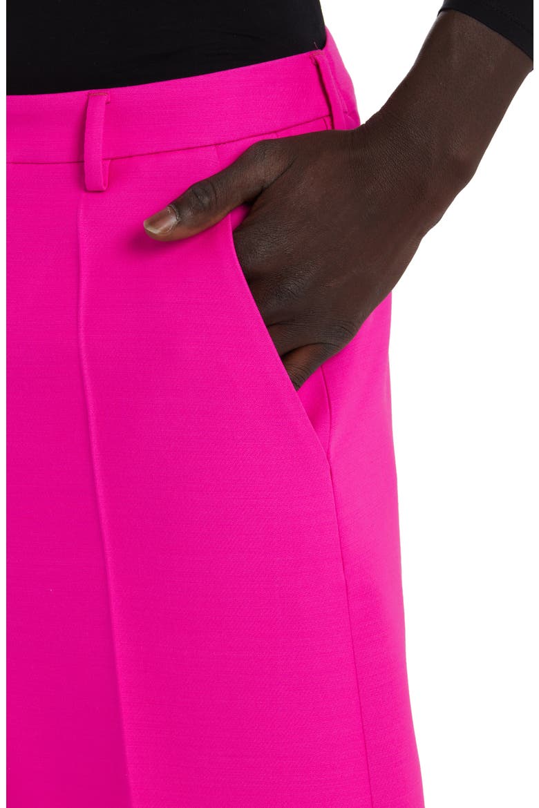Relaxed Virgin Wool & Silk Trousers, Alternate, color, UWT - PINK PP