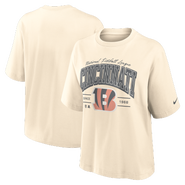Nike Women's Nike Cream Cincinnati Bengals Vintage Mod Boxy T-Shirt