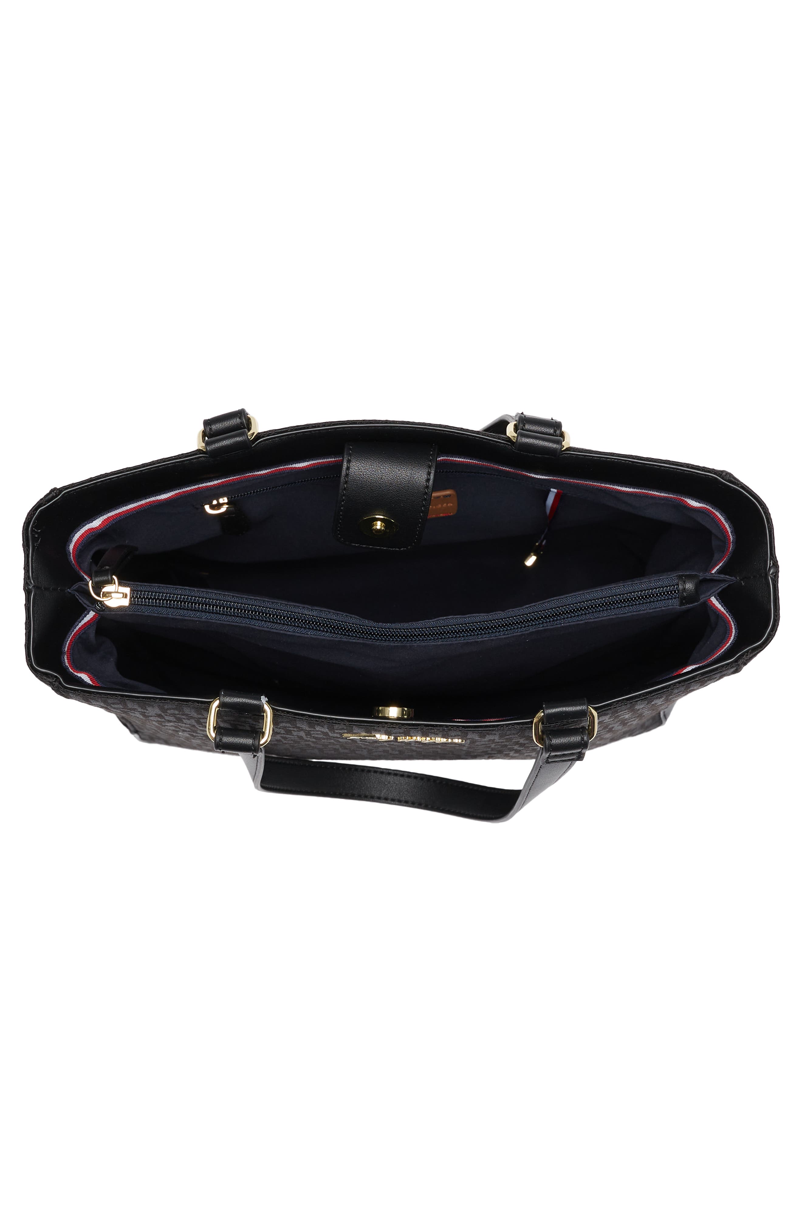 Tommy Hilfiger Sutton Jacquard Tote Bag, Alternate, color, 