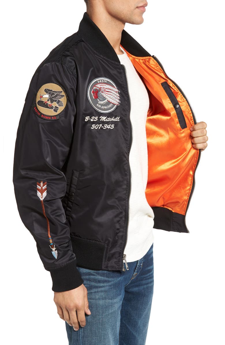 Schott NYC B-52 Bomber Jacket, Alternate, color, 