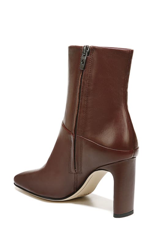 Sarto By Franco Sarto Flexa Comfort Leather Bootie In Brown