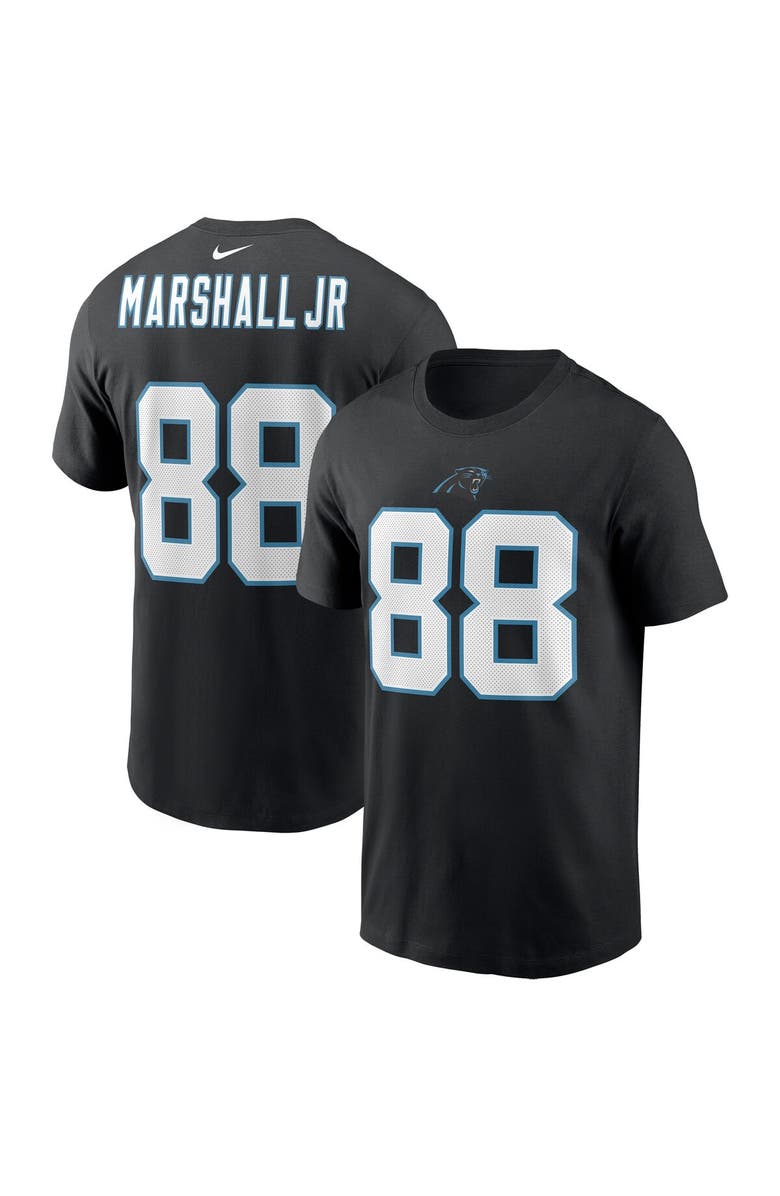 Nike Men's Nike Terrace Marshall Jr. Black Carolina Panthers 2021 NFL Draft Pick Player Name & Number T-Shirt, Alternate, color, 