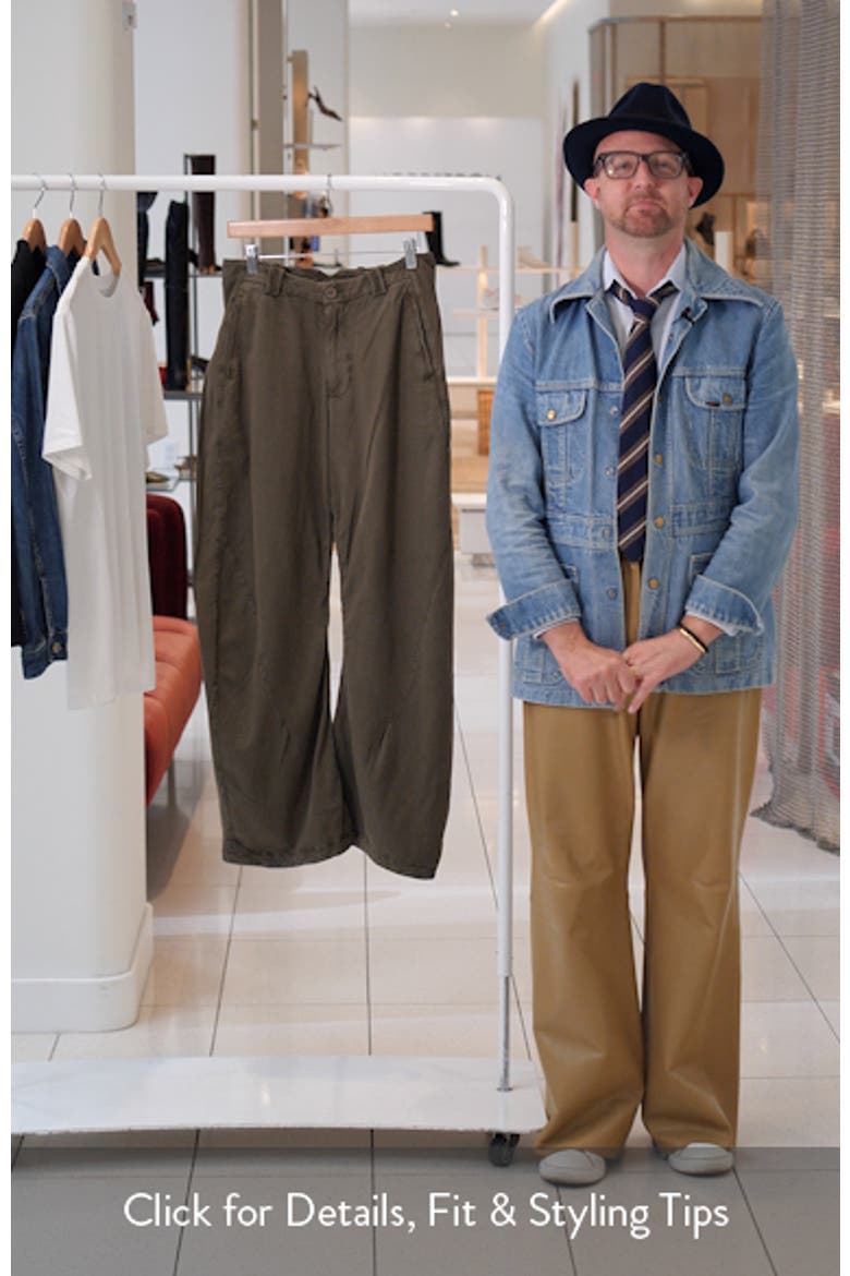 Spotlight Washed Barrel Leg Trousers video