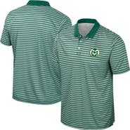 COLOSSEUM Men's Colosseum Green Colorado State Rams Striped Polo