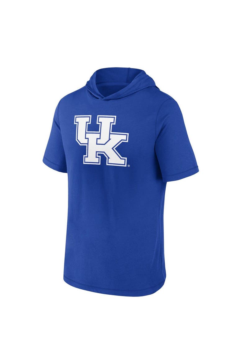 Men's Fanatics Branded  Royal Kentucky Wildcats Primary Logo Hoodie T-Shirt, Alternate, color, Royal