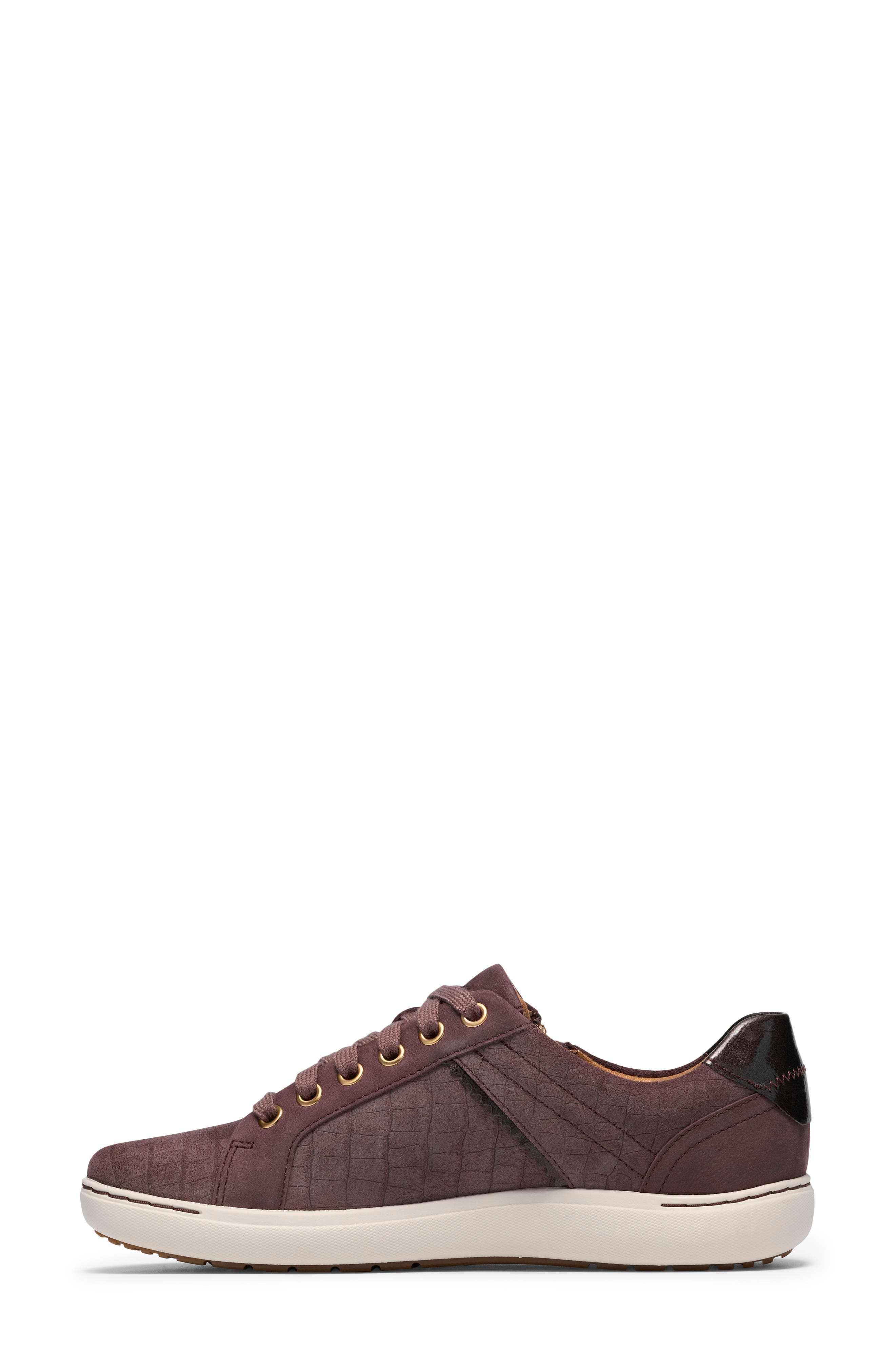Nalle Zen Leather Sneaker, Alternate, color, PLUM INTEREST