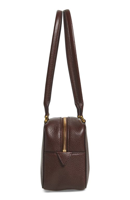 Shop Veronica Beard Boxy Leather Shoulder Bag