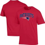 Champion Men's Champion Red New England Patriots Arch Over Logo T-Shirt