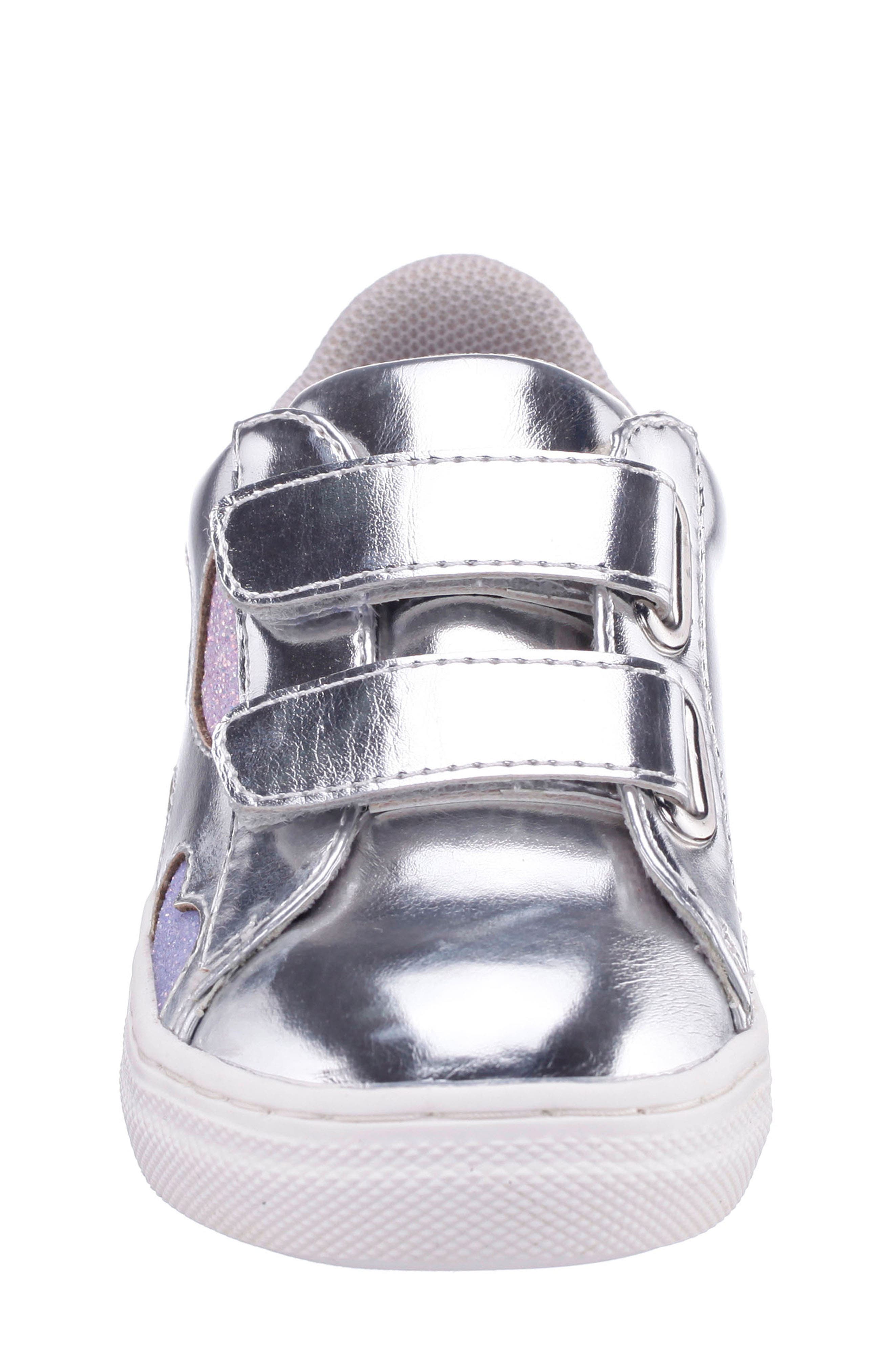 Kids Esti Sneaker, Alternate, color, SILVER METALLIC