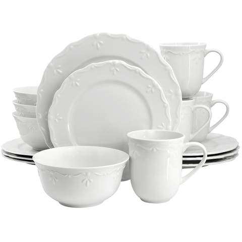 Henryi 16 Piece Porcelain Dinnerware Set