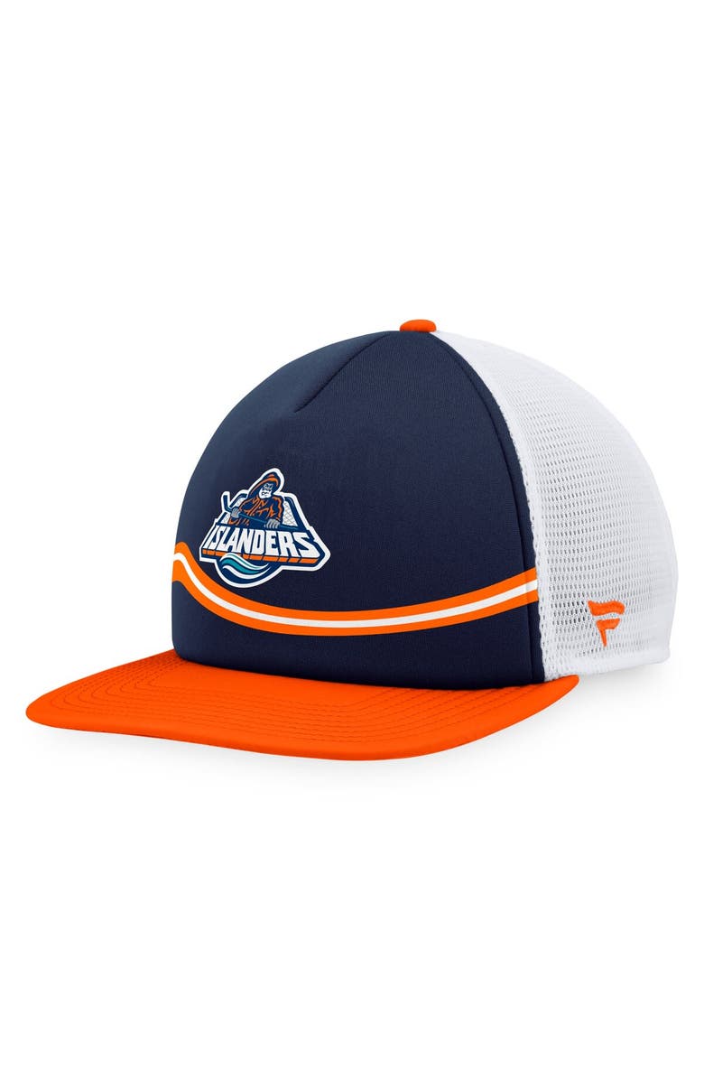 FANATICS Men's Fanatics Branded Navy New York Islanders Special Edition Trucker Adjustable Hat, Main, color, 
