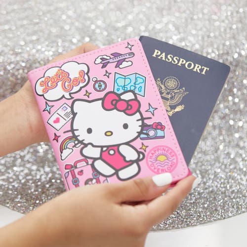 Hello Kitty Passport Holder In Pink