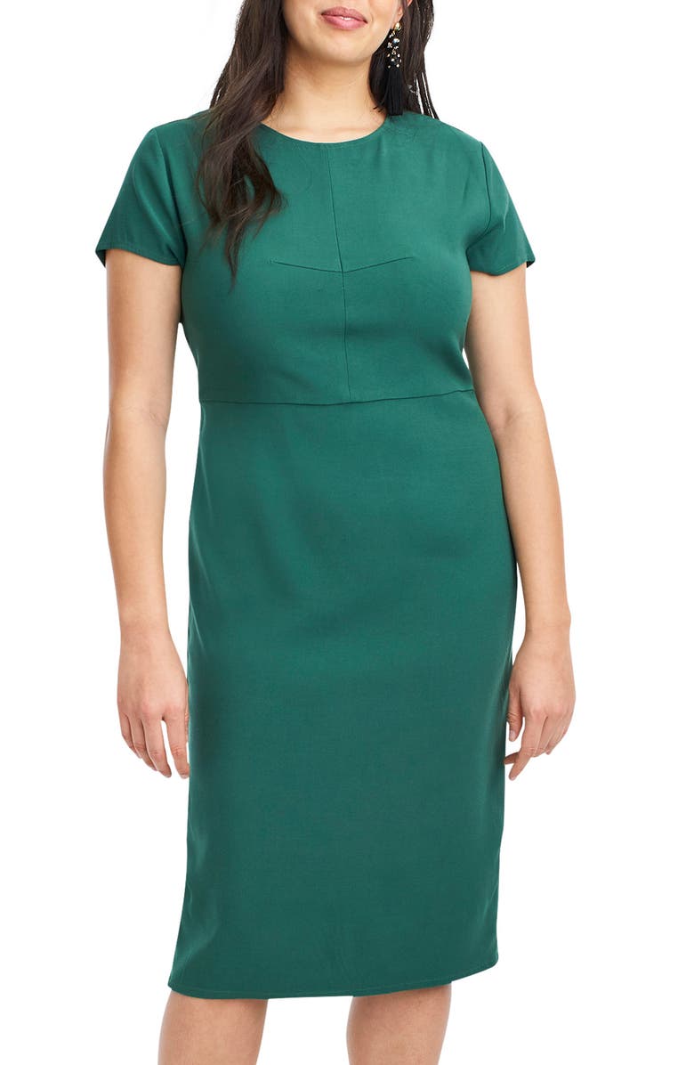 Universal Standard for J.Crew Stretch Twill Sheath Dress, Main, color, 