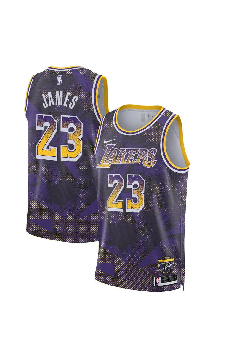 Nike Unisex Nike LeBron James Purple Los Angeles Lakers 2025 Select Series Swingman Player Jersey, Alternate, color, Purple