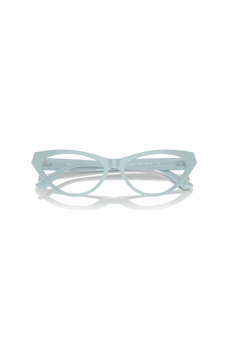 55mm Cat Eye optical glasses, Alternate, color, Blue