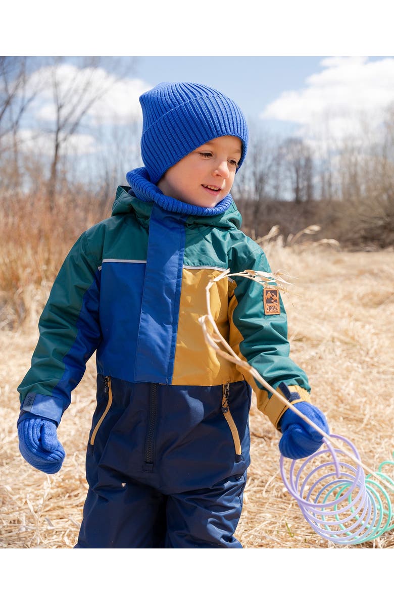 Deux par Deux Boy Soft Ribbed Knit Neck Tube, Alternate, color, Royal Blue