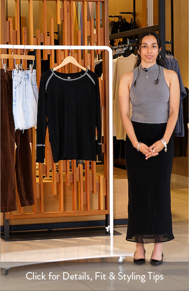 Edge Stitch Tunic Top, sales video thumbnail