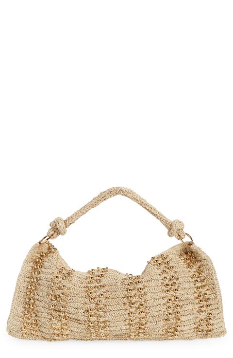 Hera Raffia Shoulder Bag