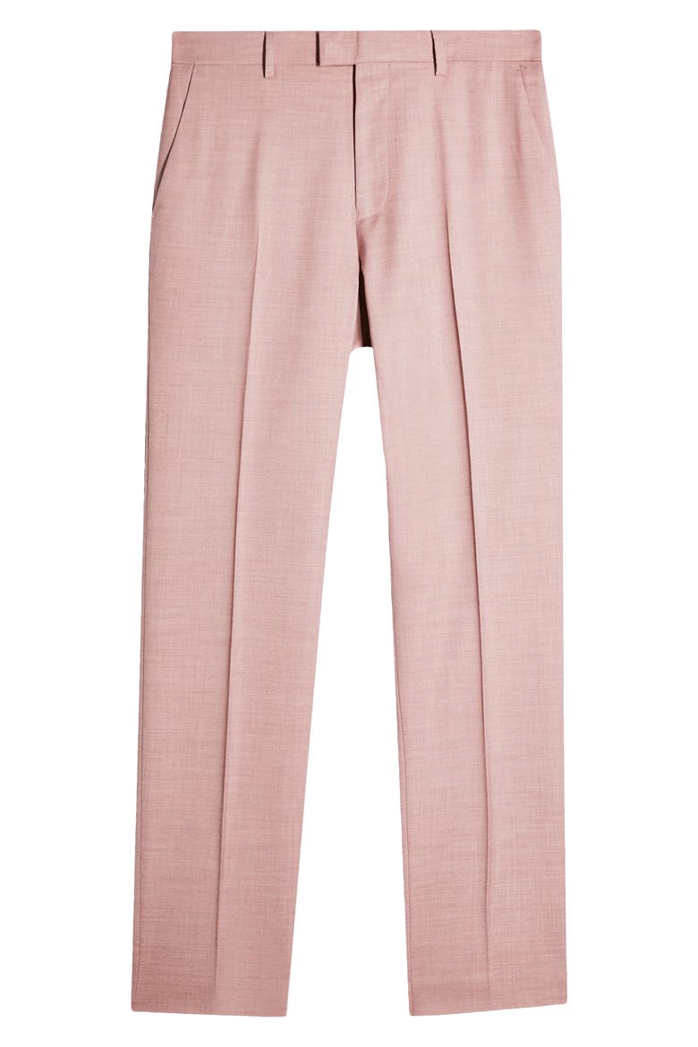 Dax Slim Fit Flat Front Ankle Trousers, Alternate, color, PINK